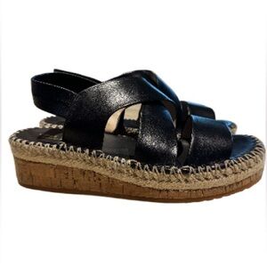 COLE HAAN LADIES CLOUDFEEL ESPADRILLE BLACK-SIZE 8 NWOT